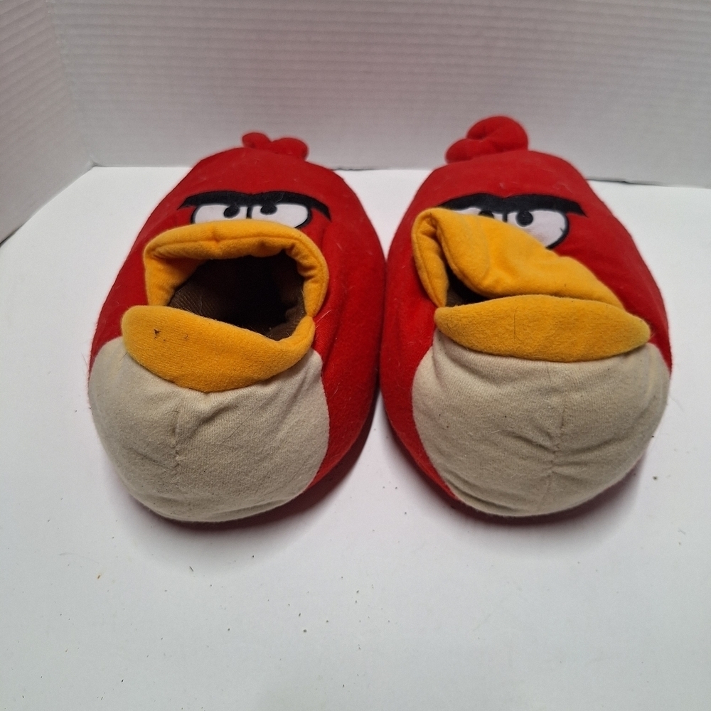 Red Angry Birds Kids Slippers